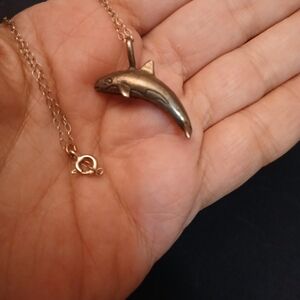 Elegant Dolphin Pendant Necklace